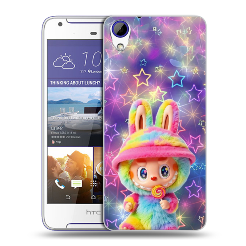 Пластиковый чехол на HTC Desire 830 с принтом Labubu Лабубу Пластиковый чехол на HTC Desire 830 с принтом Labubu Лабубу