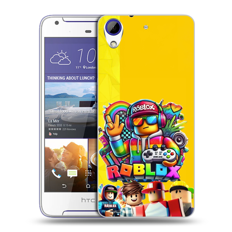 Пластиковый чехол на HTC Desire 830 с принтом Roblox Роблокс Пластиковый чехол на HTC Desire 830 с принтом Roblox Роблокс