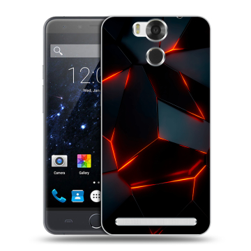 Пластиковый чехол на Ulefone Power с принтом Яркие абстракции