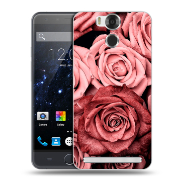 Пластиковый чехол на Ulefone Power с принтом Цветы розы