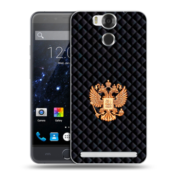 Пластиковый чехол на Ulefone Power с принтом Герб России принт