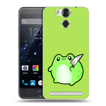 Пластиковый чехол на Ulefone Power с принтом Лягушенок