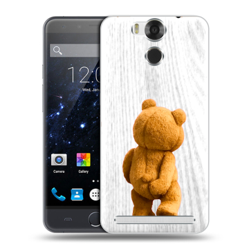 Пластиковый чехол на Ulefone Power с принтом Медведь
