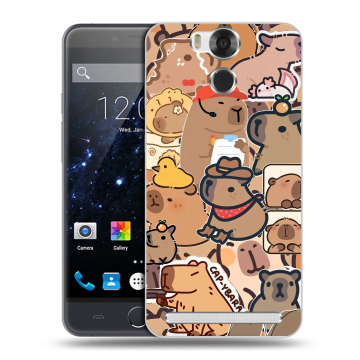 Пластиковый чехол на Ulefone Power с принтом капибара