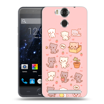 Пластиковый чехол на Ulefone Power с принтом Hello Kitty Хелоу Кити