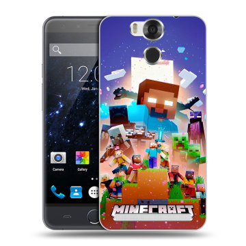 Пластиковый чехол на Ulefone Power с принтом Майнкрафт Minecraft Пластиковый чехол на Ulefone Power с принтом Майнкрафт Minecraft