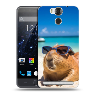 Пластиковый чехол на Ulefone Power с принтом Капибара