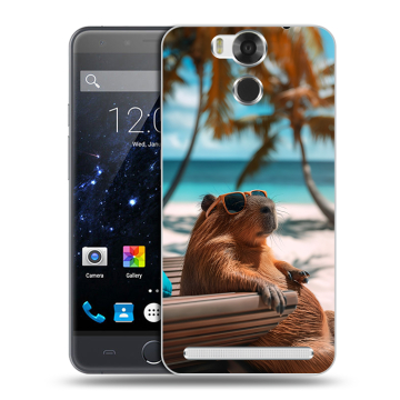Пластиковый чехол на Ulefone Power с принтом Капибара