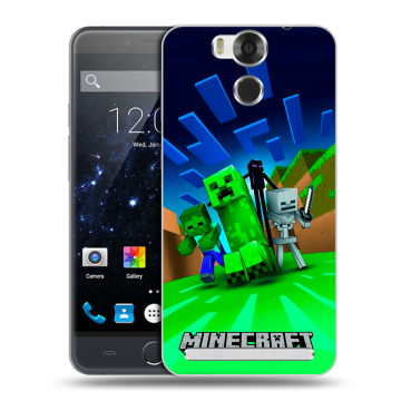 Пластиковый чехол на Ulefone Power с принтом Майнкрафт Пластиковый чехол на Ulefone Power с принтом Майнкрафт