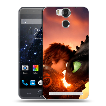 Пластиковый чехол на Ulefone Power с принтом Как приручить дракона