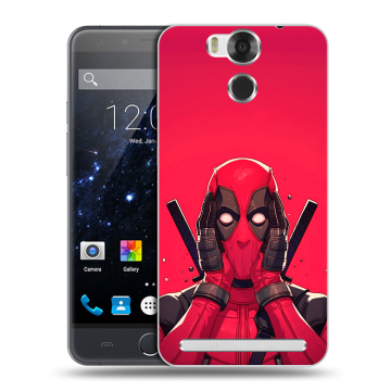 Пластиковый чехол на Ulefone Power с принтом Дедпул Deadpool