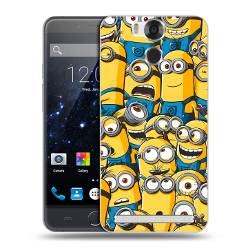Пластиковый чехол на Ulefone Power с принтом Миньоны