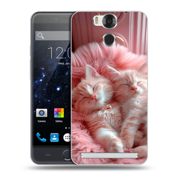 Пластиковый чехол на Ulefone Power с принтом котята котики Пластиковый чехол на Ulefone Power с принтом котята котики