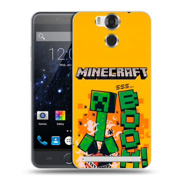 Пластиковый чехол на Ulefone Power с принтом Майнкрафт Minecraft