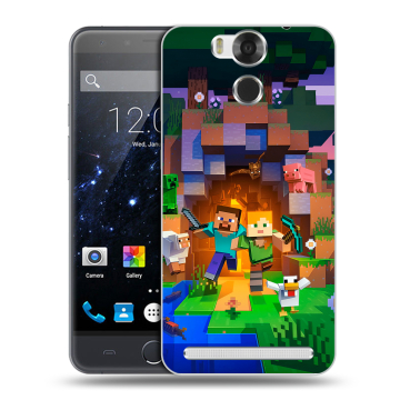 Пластиковый чехол на Ulefone Power с принтом Майнкрафт Minecraft Пластиковый чехол на Ulefone Power с принтом Майнкрафт Minecraft