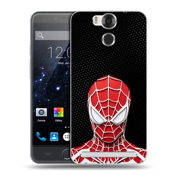 Пластиковый чехол на Ulefone Power с принтом человек паук spiderman