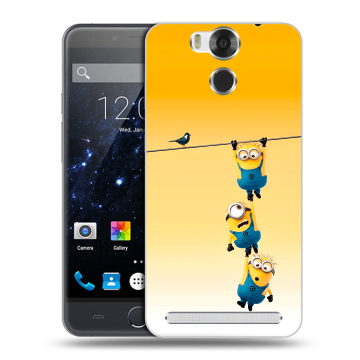 Пластиковый чехол на Ulefone Power с принтом Миньоны
