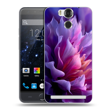 Пластиковый чехол на Ulefone Power с принтом женский цветы