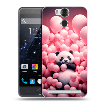 Пластиковый чехол на Ulefone Power с принтом Панда