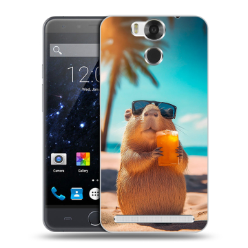 Пластиковый чехол на Ulefone Power с принтом Капибара Пластиковый чехол на Ulefone Power с принтом Капибара