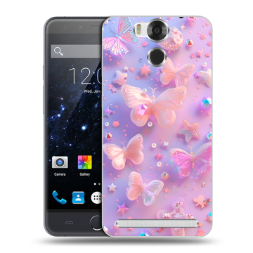 Пластиковый чехол на Ulefone Power с принтом Бабочки Пластиковый чехол на Ulefone Power с принтом Бабочки