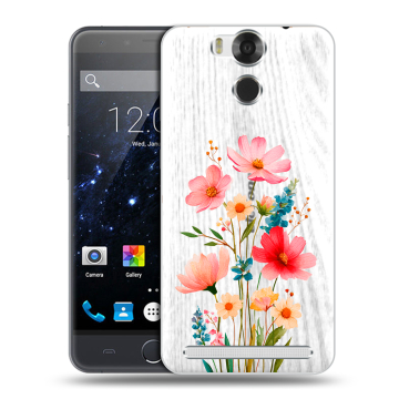 Пластиковый чехол на Ulefone Power с принтом Цветы Пластиковый чехол на Ulefone Power с принтом Цветы