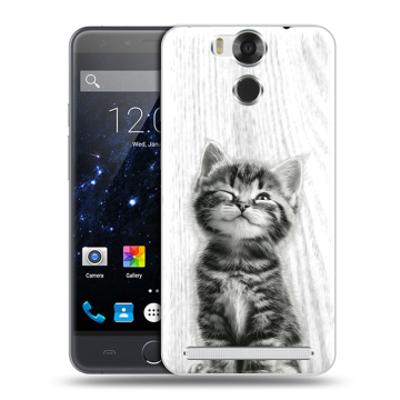 Пластиковый чехол на Ulefone Power с принтом Котенок