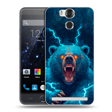 Пластиковый чехол на Ulefone Power с принтом Медведь Пластиковый чехол на Ulefone Power с принтом Медведь