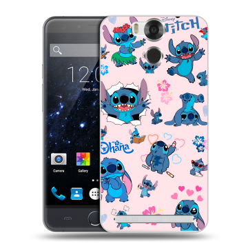 Пластиковый чехол на Ulefone Power с принтом Лило и Стич