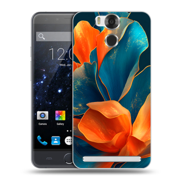 Пластиковый чехол на Ulefone Power с принтом Цветы Пластиковый чехол на Ulefone Power с принтом Цветы