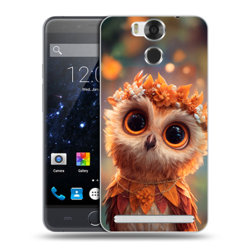 Пластиковый чехол на Ulefone Power с принтом Милая сова Пластиковый чехол на Ulefone Power с принтом Милая сова
