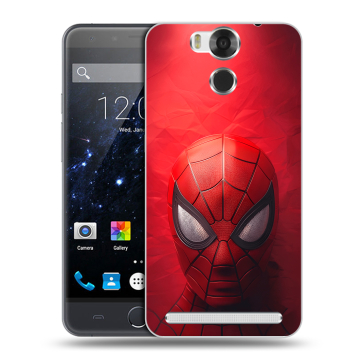 Пластиковый чехол на Ulefone Power с принтом Spiderman Человек паук