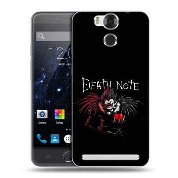 Пластиковый чехол на Ulefone Power с принтом Death note Тетрадь смерти