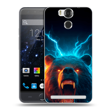 Пластиковый чехол на Ulefone Power с принтом Медведь Пластиковый чехол на Ulefone Power с принтом Медведь