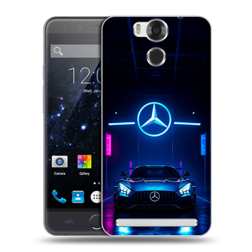 Пластиковый чехол на Ulefone Power с принтом Mercedes Мерседес