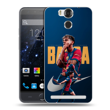 Пластиковый чехол на Ulefone Power с принтом Барселона Barca Yamal 