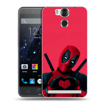 Пластиковый чехол на Ulefone Power с принтом Дедпул Deadpool