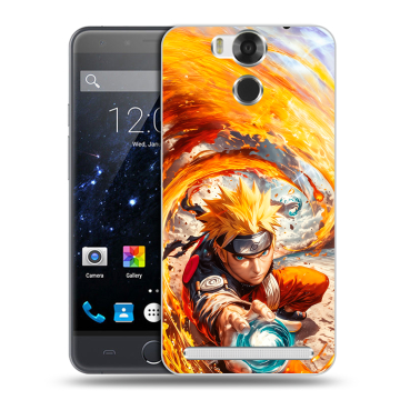 Пластиковый чехол на Ulefone Power с принтом Аниме Наруто Naruto