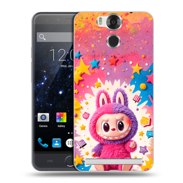 Пластиковый чехол на Ulefone Power с принтом Labubu Лабубу
