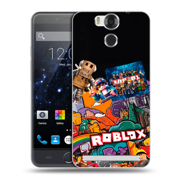 Пластиковый чехол на Ulefone Power с принтом Roblox Роблокс