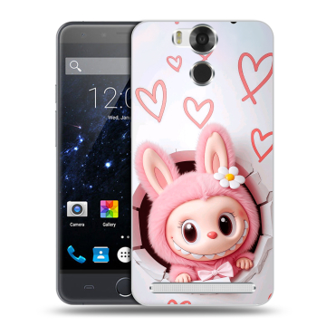 Пластиковый чехол на Ulefone Power с принтом Labubu Лабубу Пластиковый чехол на Ulefone Power с принтом Labubu Лабубу