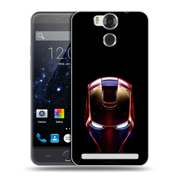 Пластиковый чехол на Ulefone Power с принтом IronMan Железный человек
