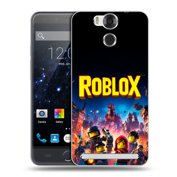 Пластиковый чехол на Ulefone Power с принтом Roblox Роблокс