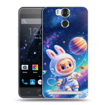 Пластиковый чехол на Ulefone Power с принтом Labubu Лабубу