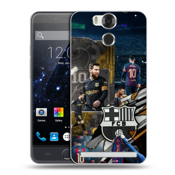 Пластиковый чехол на Ulefone Power с принтом Messi Barcelona