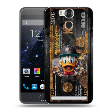 Пластиковый чехол на Ulefone Power с принтом Дональд Дак Доллар