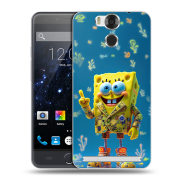 Пластиковый чехол на Ulefone Power с принтом Спанч боб Спанчбоб