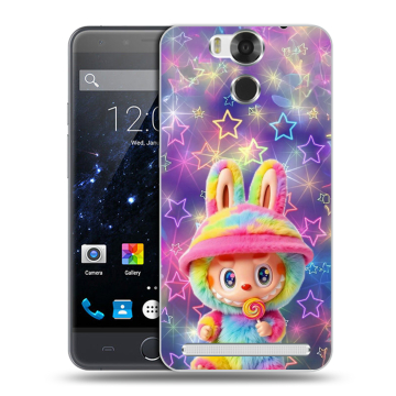 Пластиковый чехол на Ulefone Power с принтом Labubu Лабубу