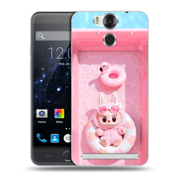 Пластиковый чехол на Ulefone Power с принтом Labubu Лабубу
