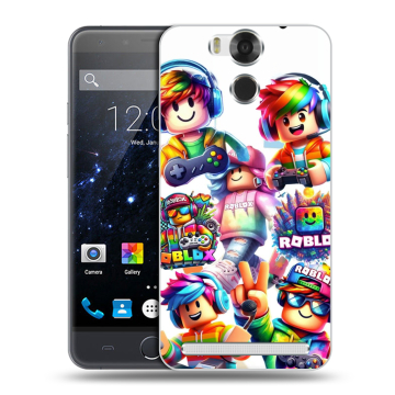 Пластиковый чехол на Ulefone Power с принтом Roblox Роблокс